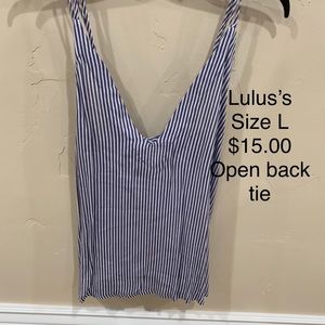 Lulus fashion tanks BOTH $30 or $15 each